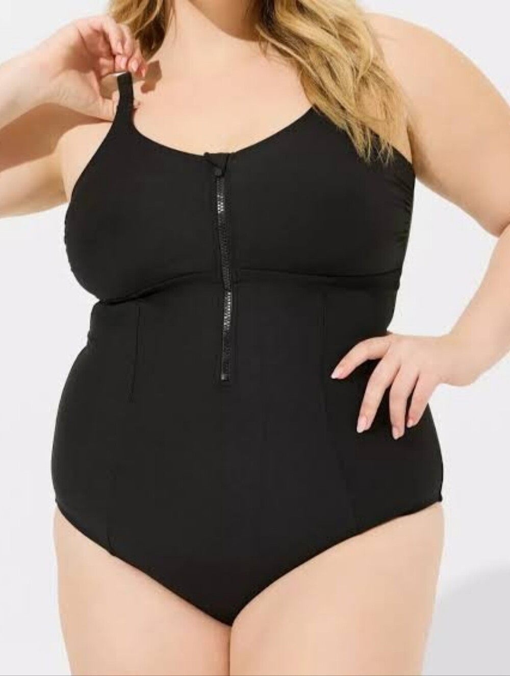 Torrid Corset Shape Wireless Swim One Piece